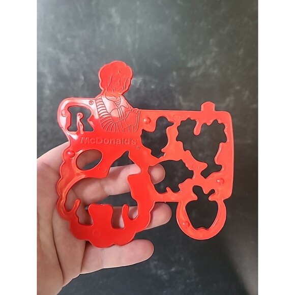 Vintage McDonald's Plastic Stencils 1986 Made In USA - Picture 3 of 10